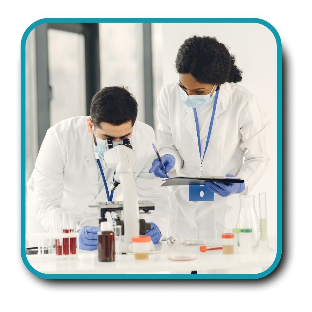 Qalitex laboratory scientists